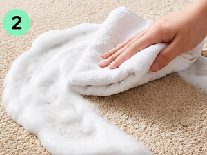 <p>WIPE GENTLY</p>