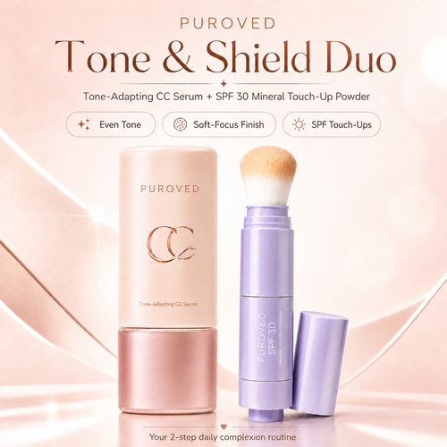 CC Serum + Solid SPF 30 Sunscreen Brush