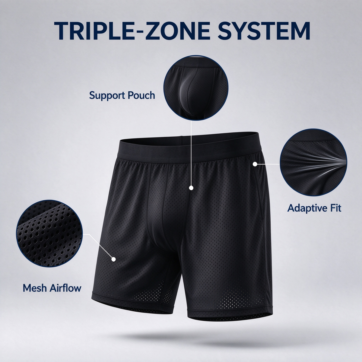 🧊 Men's Ice Silk Cooling Boxer Briefs 4-Pack