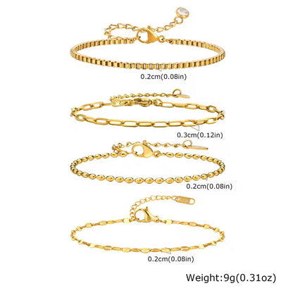 Non Tarnish Stainless Steel Bracelet Stackable