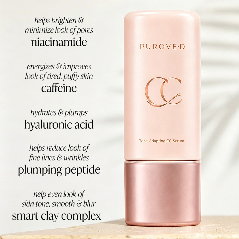 CC Serum + Solid SPF 30 Sunscreen Brush