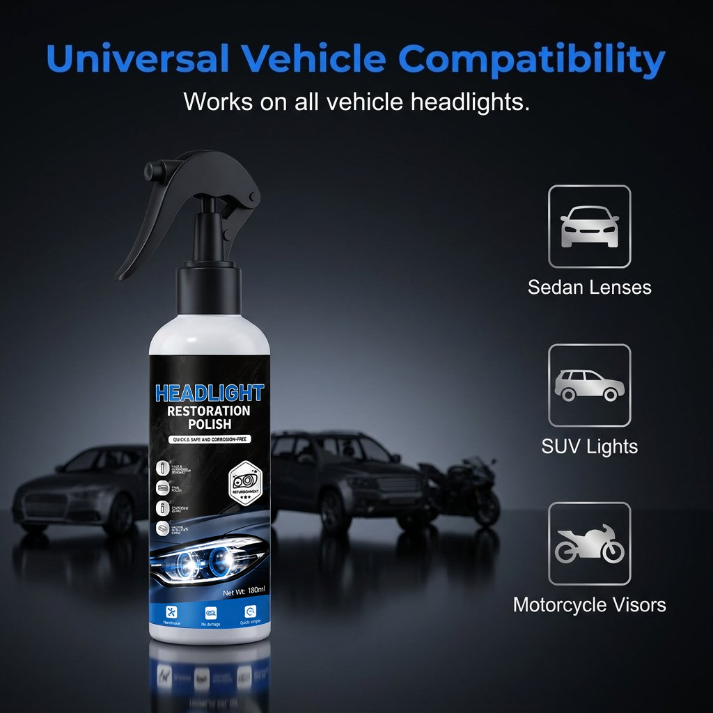 🚗Headlight Crystal Restorer-Car Protection in a Day Kit