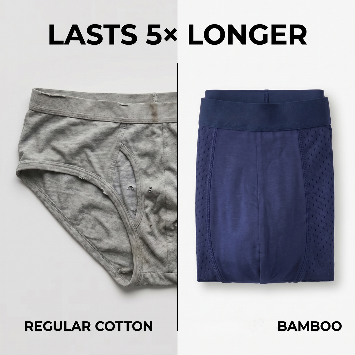 🧊 Men's Ice Silk Cooling Boxer Briefs 4-Pack
