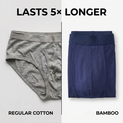 🧊 Men's Ice Silk Cooling Boxer Briefs 4-Pack