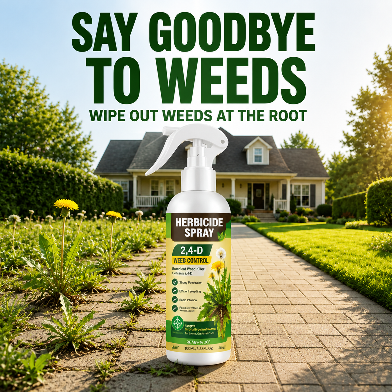 2,4-D Selective Lawn Weed Killer