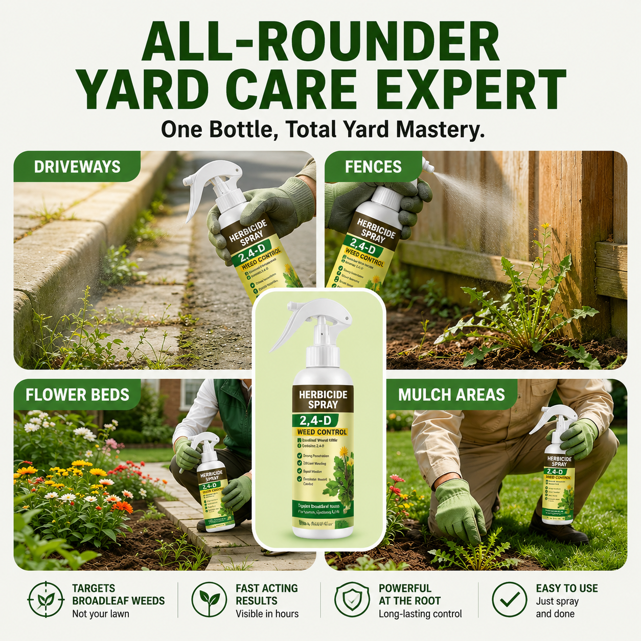 2,4-D Selective Lawn Weed Killer