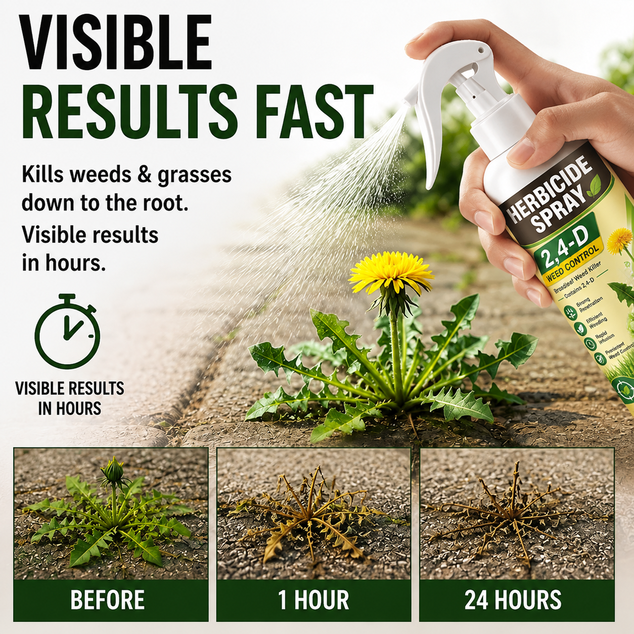 2,4-D Selective Lawn Weed Killer