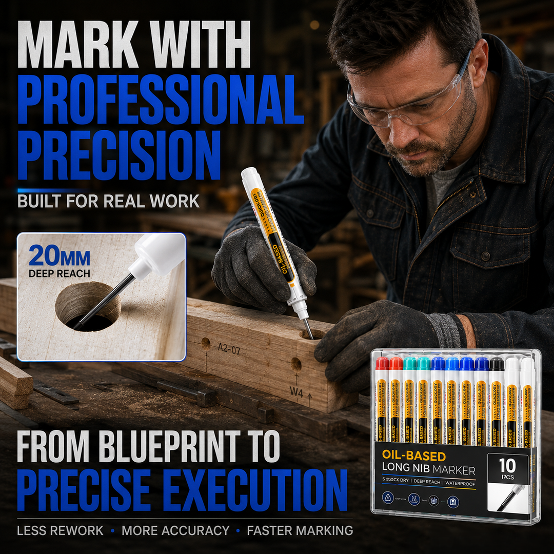 Precision Tip Quick-Dry Oil-Based Marker Pen