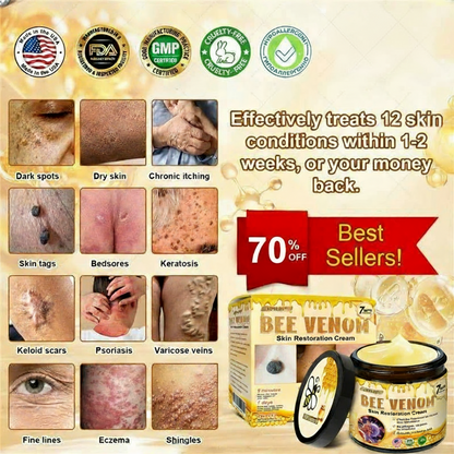 ✨FDA Approved:LOVILDS™  Bee Venom Skin Restoration Cream — 🔥Limited Time 70% OFF🔥