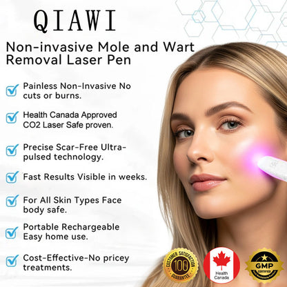 QIAWI™ CO₂ Laser Pen: Erase Skin Imperfections Fast & Safely ✨