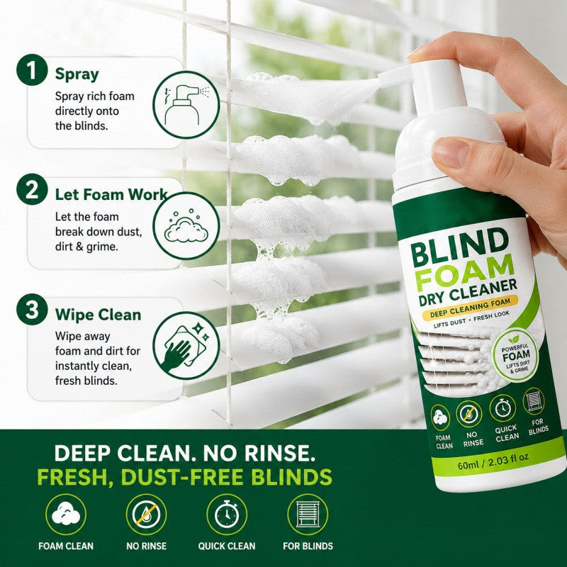 Foam Dry Cleaner for Blinds