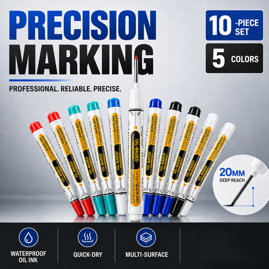 Precision Tip Quick-Dry Oil-Based Marker Pen