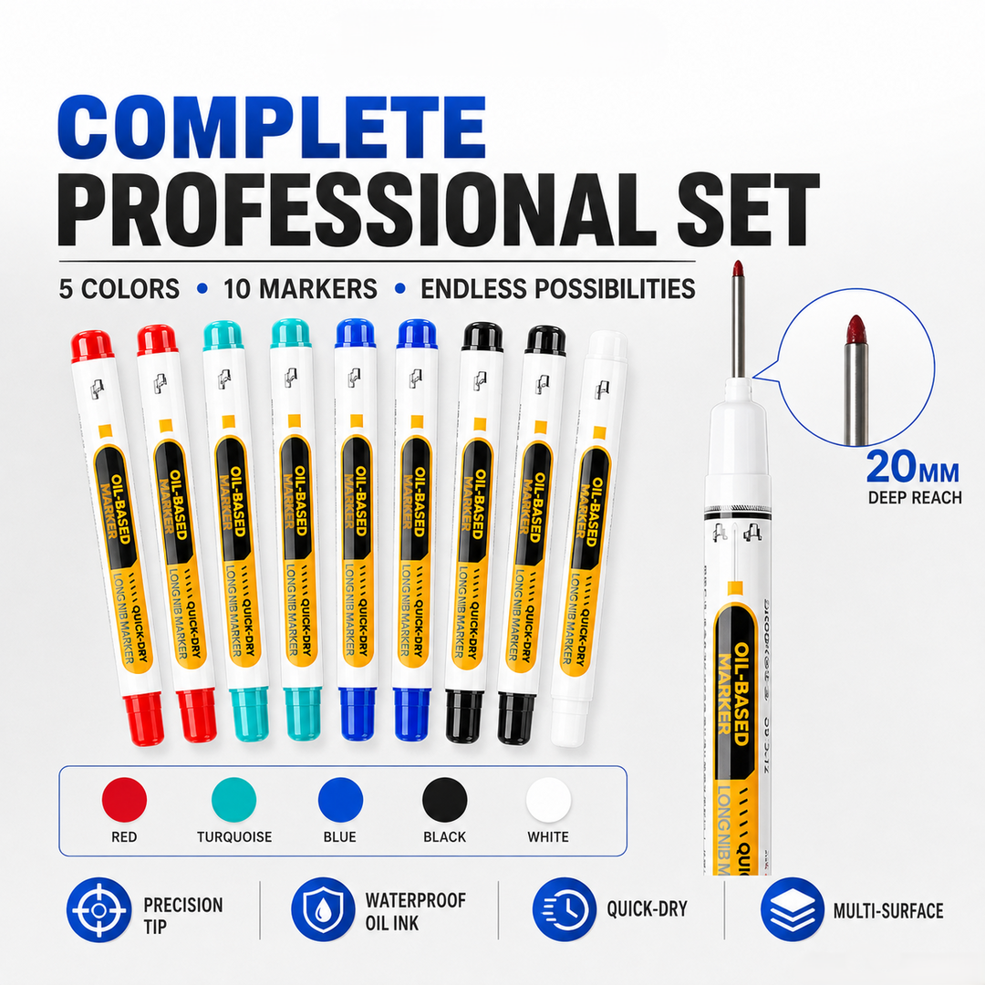 Precision Tip Quick-Dry Oil-Based Marker Pen