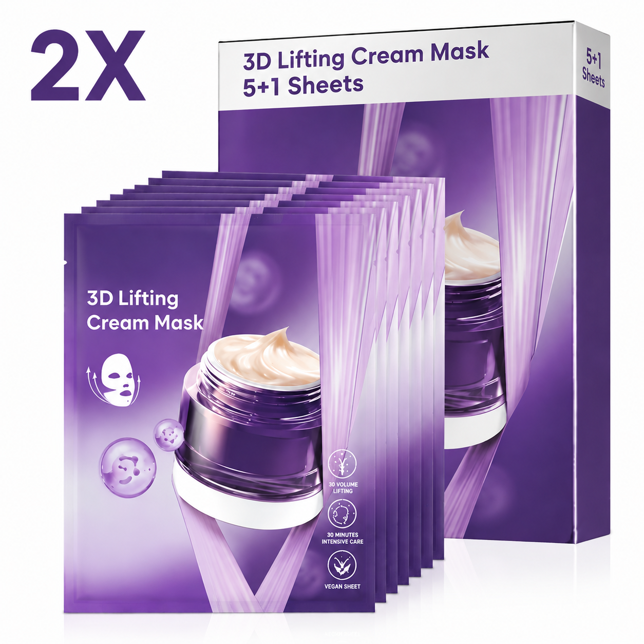 3D Lifting Cream 1.7 fl oz | Advanced Korean Facial Night Cream