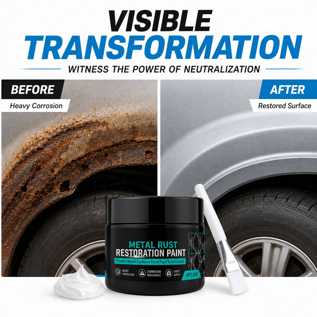 🏠 Stop Rust. Restore Metal. Protect What Matters. Rust-Proof Repair Paste 🛡️✨