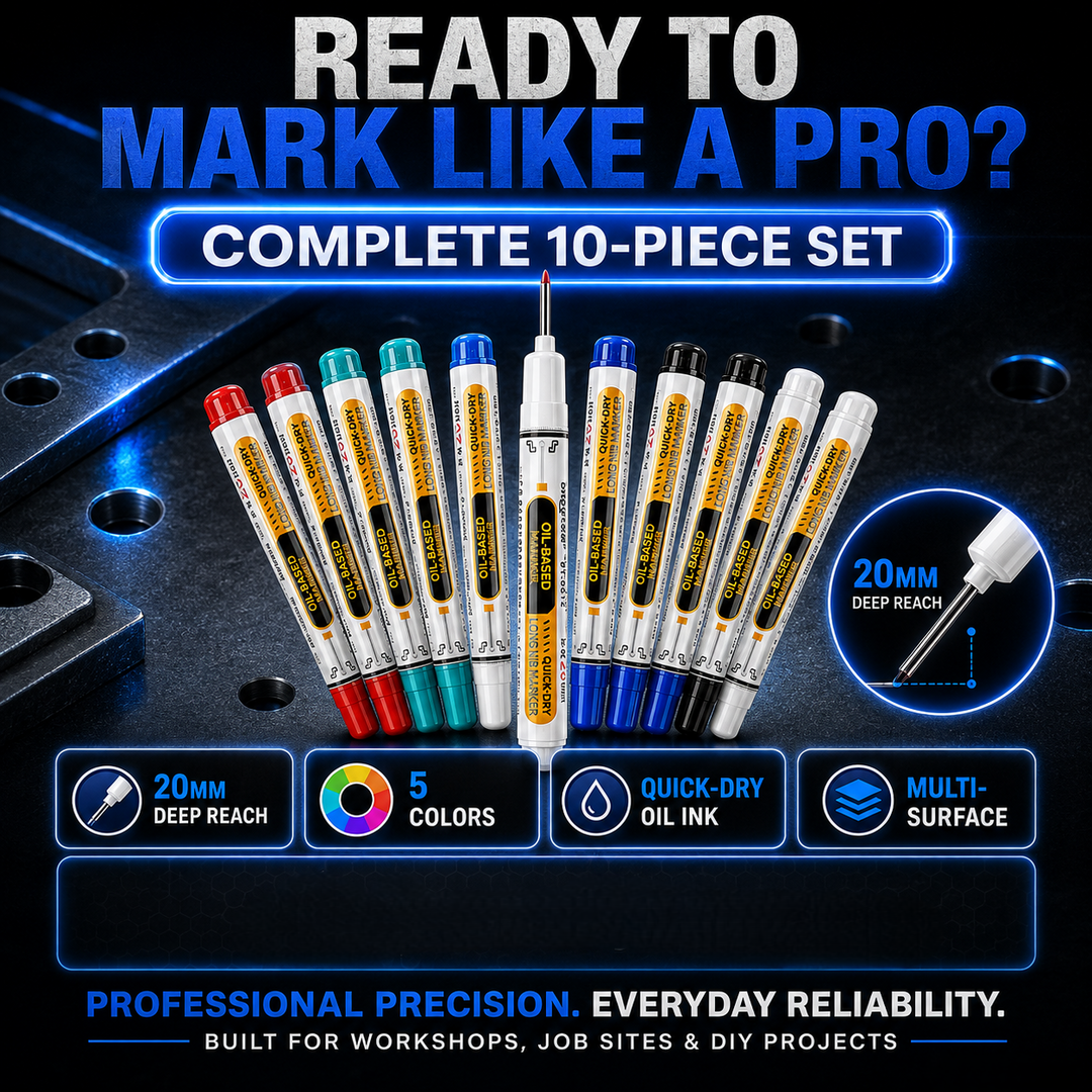 Precision Tip Quick-Dry Oil-Based Marker Pen